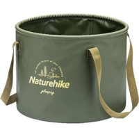 Складне відро для води з ПВХ Naturehike NH20SJ040, 20 л, зелений