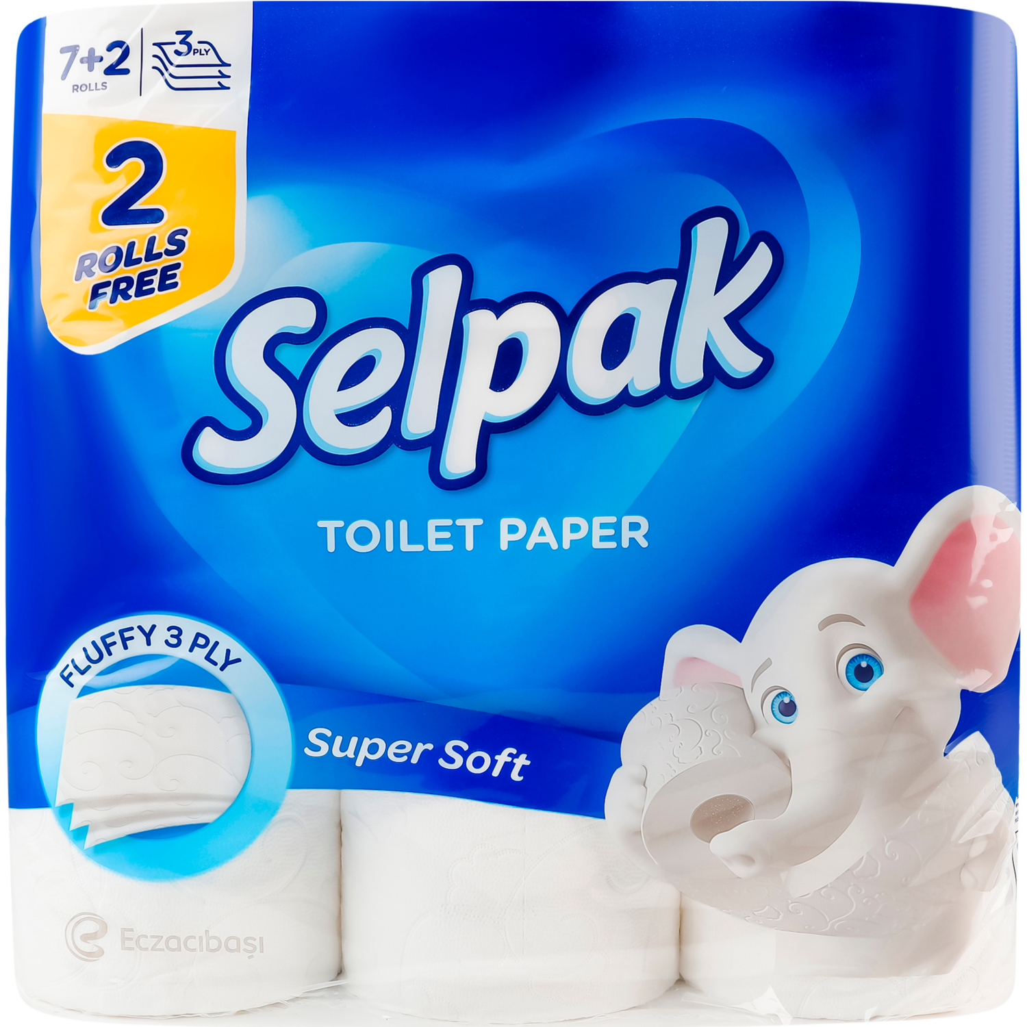 Туалетная бумага Selpak Super Soft 3 слоя 9шт фото 