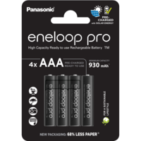 Акумулятор Panasonic Eneloop NI-MH Pro AAA 930 мАг, 4 шт. (BK-4HCDE/4CP)