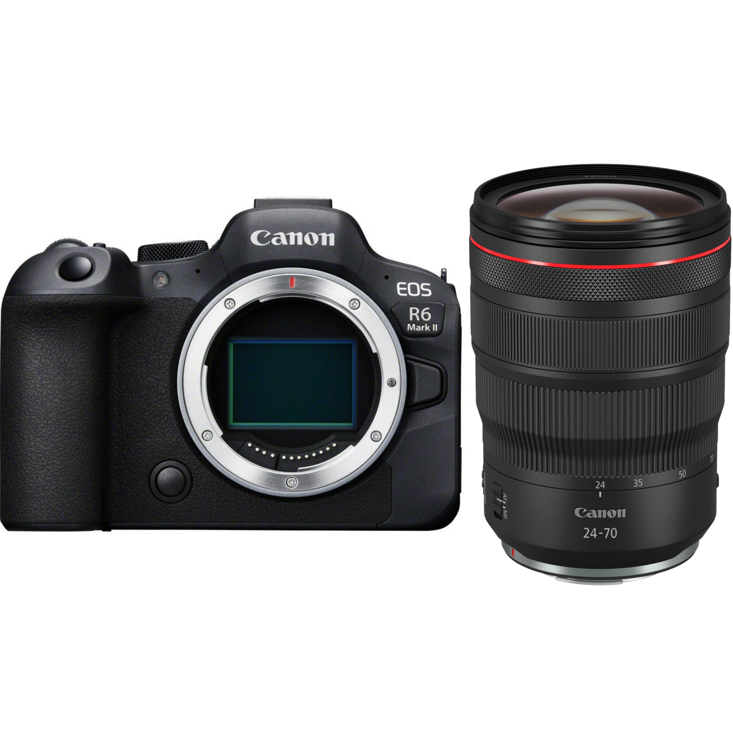Фотоаппарат CANON EOS R6 Mark II + 24-70 mm f/2.8 L IS USM (5666C031RF2470) фото 