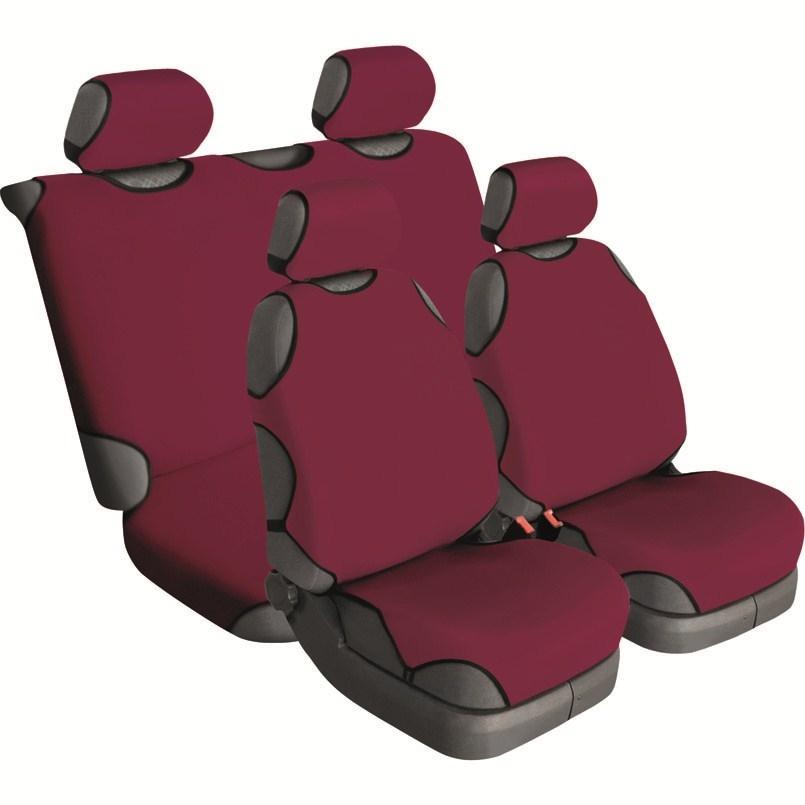 Чехлы-майки для сидений Beltex Cotton универсальные 4шт Гранат (BX13410) фото 