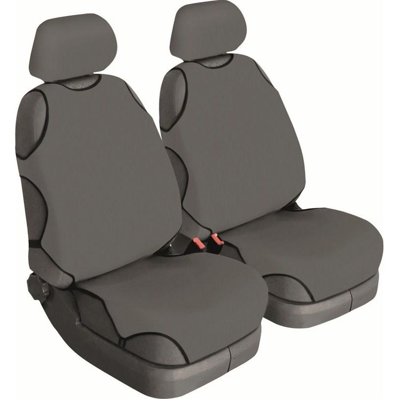 Чехлы-майки для передних сидений Beltex Cotton универсальные 2шт Серый (BX11110) фото 