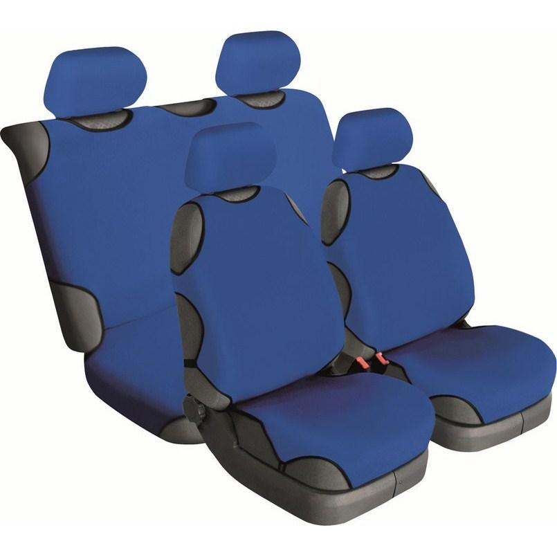 Чехлы-майки для сидений Beltex Cotton универсальные 4шт Темно-синий (BX13710) фото 1