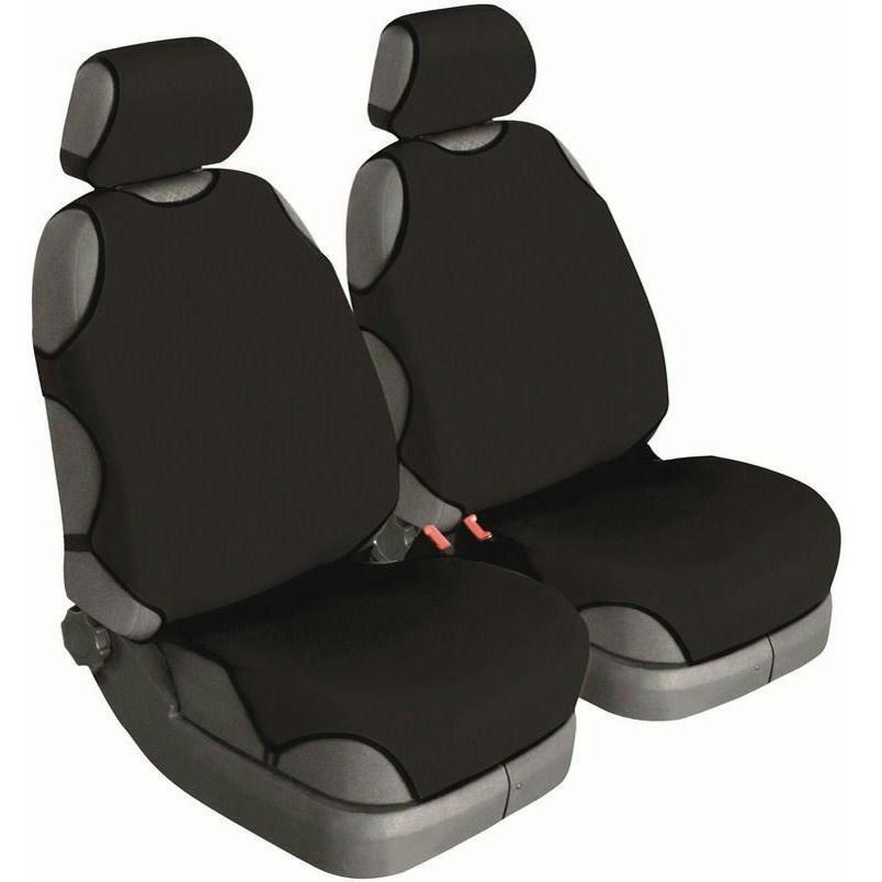 Чехлы-майки для передних сидений Beltex Cotton универсальные 2шт Черный (BX11210) фото 1