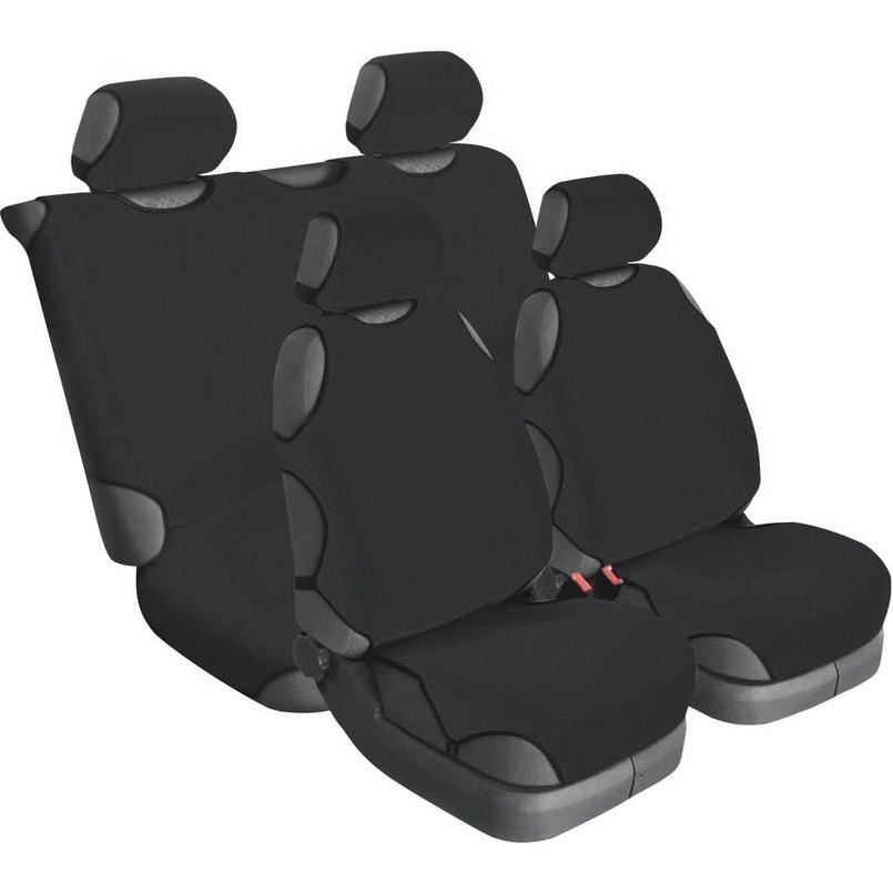Чехлы-майки для сидений Beltex Delux универсальные 4шт Черный (BX14210) фото 