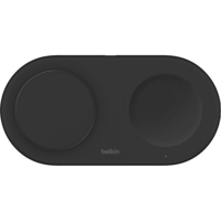 Бездротовий зарядний пристрій Belkin 2в1 15Вт Pad Qi2 Black (WIZ021VFBK)