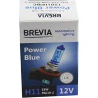 Лампа Brevia галогеновая H11 12V 55W PGJ19-2 Power Blue 4200K CP (12011PBC)