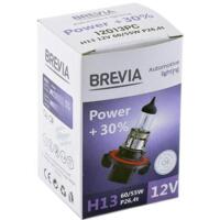 Лампа Brevia галогеновая H13 12V 60/55W P26.4t Power +30% CP (12013PC)