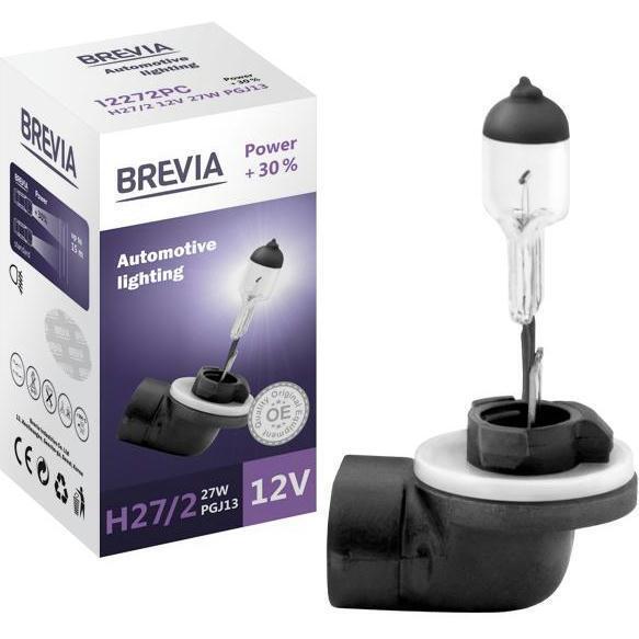 Лампа Brevia галогеновая H27/2 12V 27W PGJ13 Power +30% CP (12272PC)