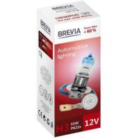 Лампа Brevia галогеновая H3 12V 55W PK22s Power Ultra +60% CP (12030PUC)