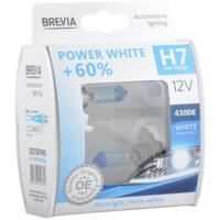 Лампа Brevia галогеновая H7 12V 55W PX26d Power White +60% 4300K S2 (12070PWS)