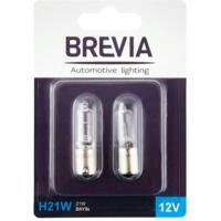 Лампа Brevia накаливания H21W 12V 21W BAY9s 2шт (12329B2)