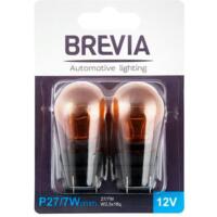 Лампа Brevia накаливания P27/7W 12V 27/7W W2.5x16q Оранжевая 2шт (12340B2)