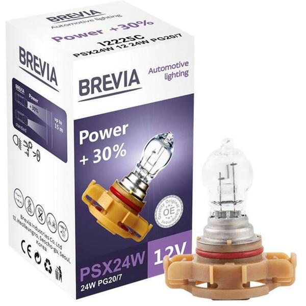 

Лампа Brevia галогеновая PSX24W 12V 24W PG20/7 Power +30% CP (12225C)