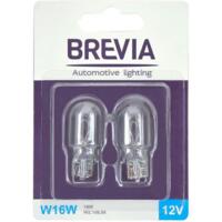 Лампа Brevia накаливания W16W 12V 16W W2.1x9.5d B2 2шт (12333B2)