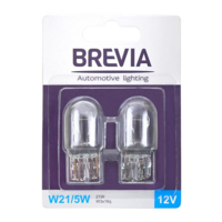 Лампа Brevia накаливания W21/5W 12V 21/5W W3x16q B2 2шт (12311B2)