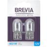 Лампа Brevia розжарювання W21W 12V 21W W3x16d B2 2шт (12310B2)