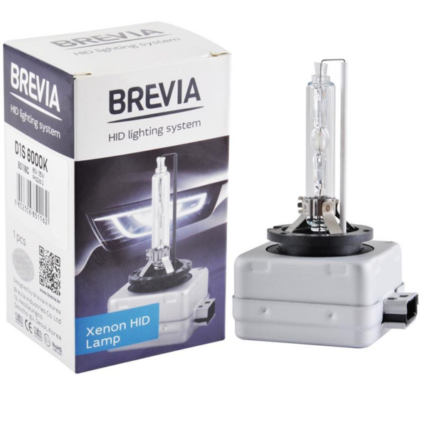 Акція на Лампа Brevia ксеноновая D1S 6000K 85V 35W PK32d-2 (85116c) від MOYO