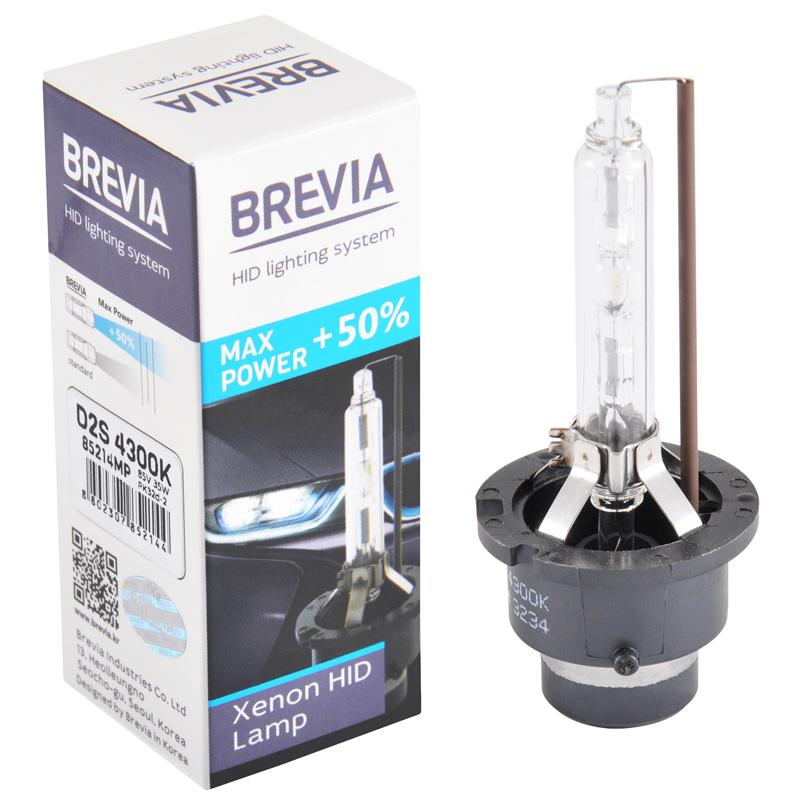 Лампа Brevia ксенонова D2S +50% 4300K 85V 35W PK32d-2 (85214MP)фото1