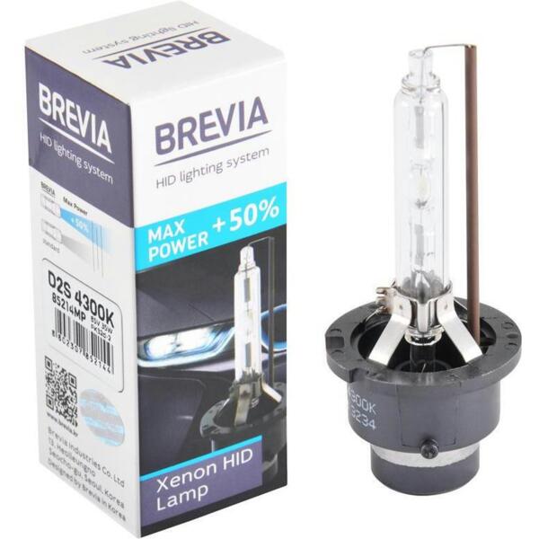 

Лампа Brevia ксеноновая D2S +50% 4300K 85V 35W PK32d-2 (85214MP)
