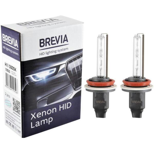 

Лампа Brevia ксеноновая H11 5000K 85V 35W PGJ19-2 KET 2шт (12950)