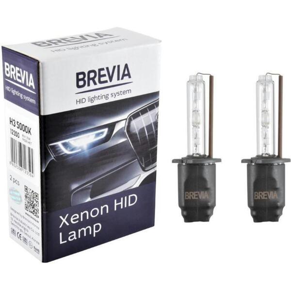 

Лампа Brevia ксеноновая H3 5000K 85V 35W PK22s KET 2шт (12350)