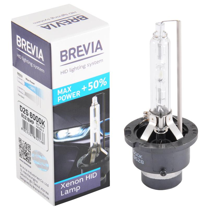 Лампа Brevia ксеноновая D2S +50% 6000K 85V 35W PK32d-2 (85216MP) фото 