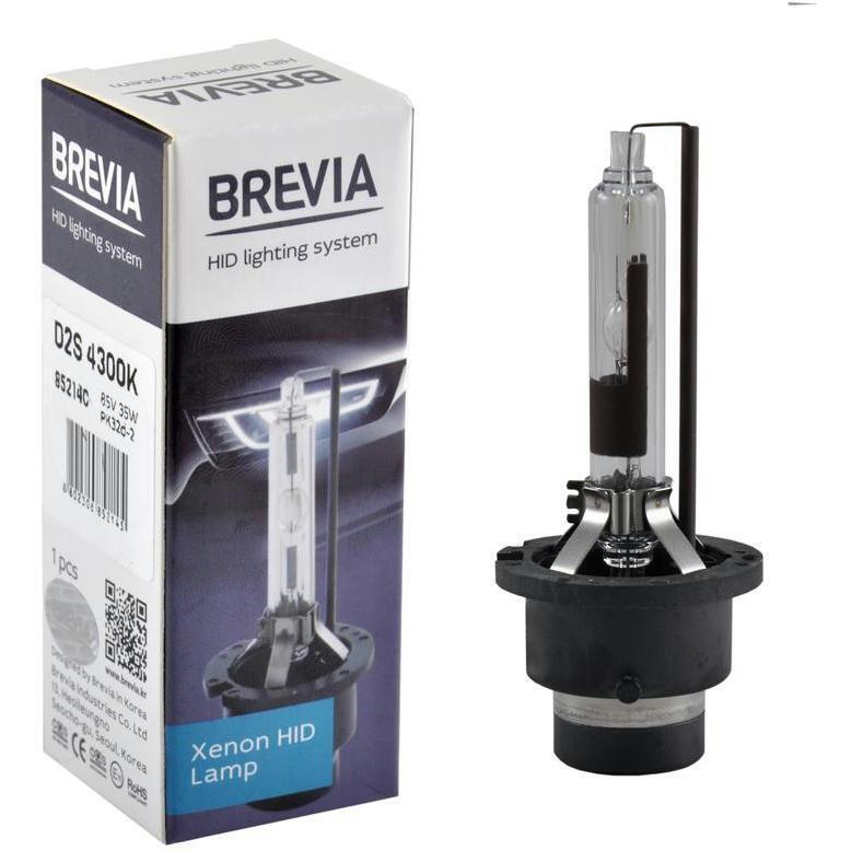 Лампа Brevia ксеноновая D2S 4300K 85V 35W PK32d-2 (85214c) фото 1