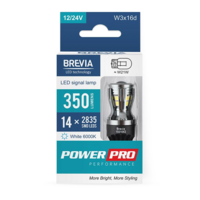 Лампа Brevia LED PowerPro W21W 350Lm 14x2835SMD 12/24V CANbus 2шт (10310X2)
