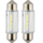 Лампа Brevia светодиодная S-Power C5W T11x36 180Lm 4x2835SMD 12V CANbus 2шт (10214X2)