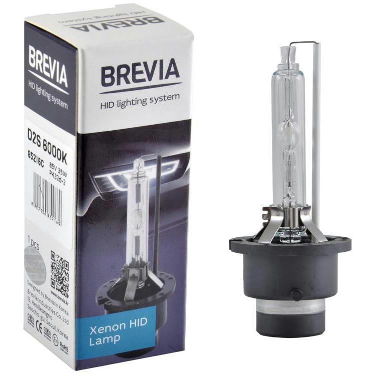 Лампа Brevia ксеноновая D2S 6000K 85V 35W PK32d-2 (85216c) фото 1