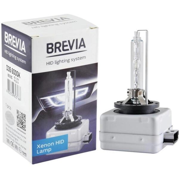 Лампа Brevia ксеноновая D3S 6000K 42V, 35W PK32d-3, 1шт (85316c)