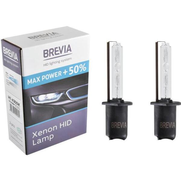 

Лампа Brevia ксеноновая H1 +50% 4300K 85V 35W P14.5s KET 2шт (12143MP)
