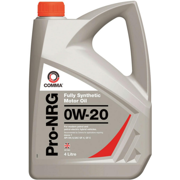 

Масло моторное Comma PRO-NRG 0W-20 4л (NRG4L)