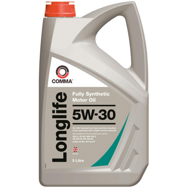 

Масло моторное Comma LONG LIFE 5W30 5л (GML5L)