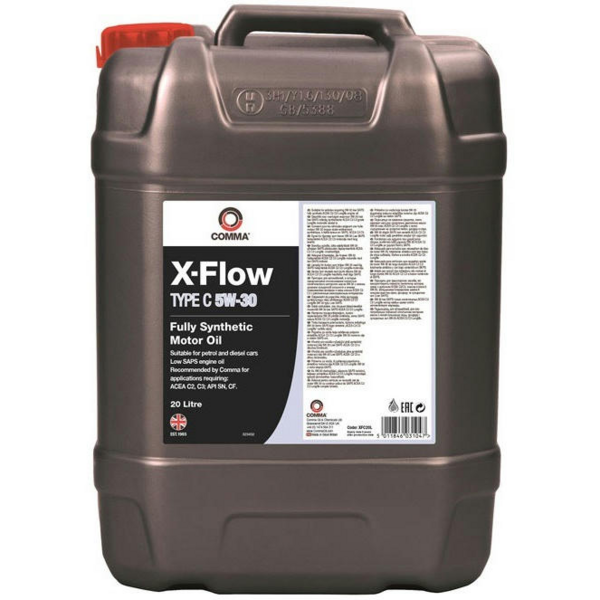 

Масло моторное Comma X-FLOW TYPE C 5W-30 20л (XFC20L)