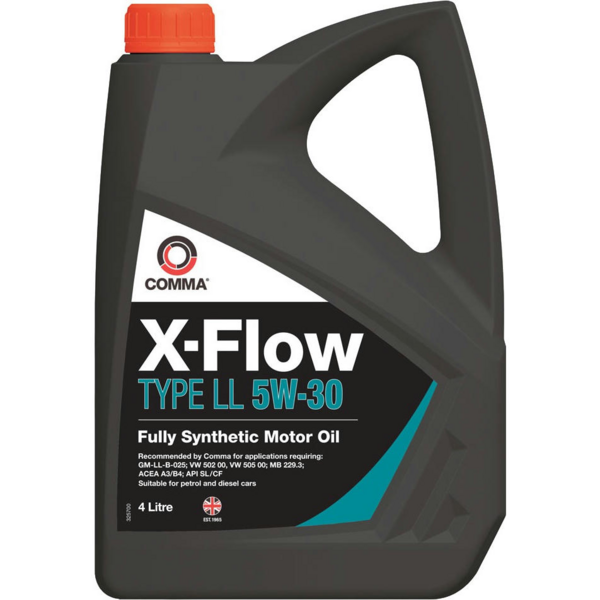 Масло моторное Comma X-FLOW TYPE LL 5W30 4л (XFLL4L)