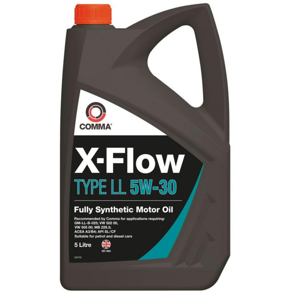 Масло моторное Comma X-FLOW TYPE LL 5W30 5л (XFLL5L)