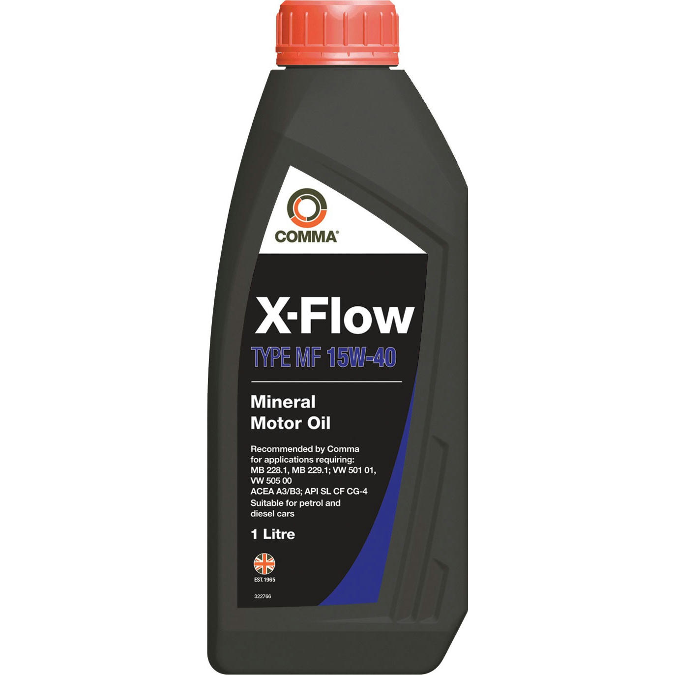 Олива моторна Comma X-FLOW TYPE MF 15W40 1л (XFMF1L)фото