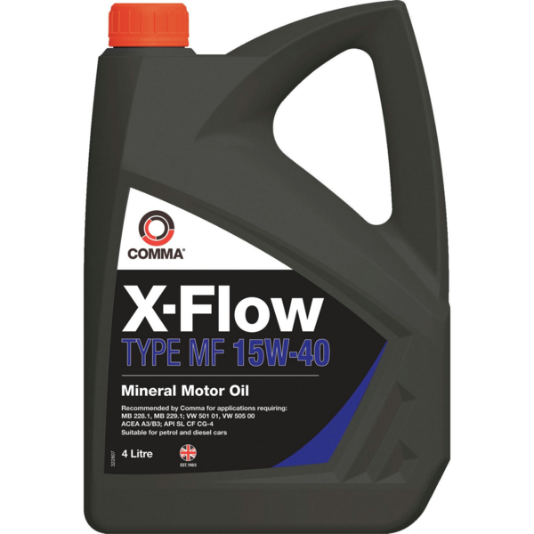 Масло моторное Comma X-FLOW TYPE MF 15W40 4л (XFMF4L)