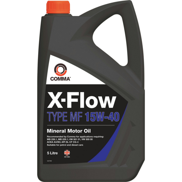 

Масло моторное Comma X-FLOW TYPE MF 15W40 5л (XFMF5L)