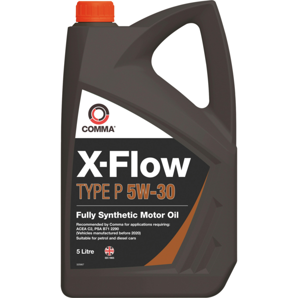 Масло моторное Comma X-FLOW TYPE P 5W-30 5л (XFP5L)