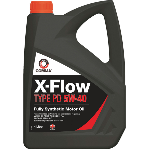 Масло моторное Comma X-FLOW TYPE PD 5W40 4л (XFPD4L)