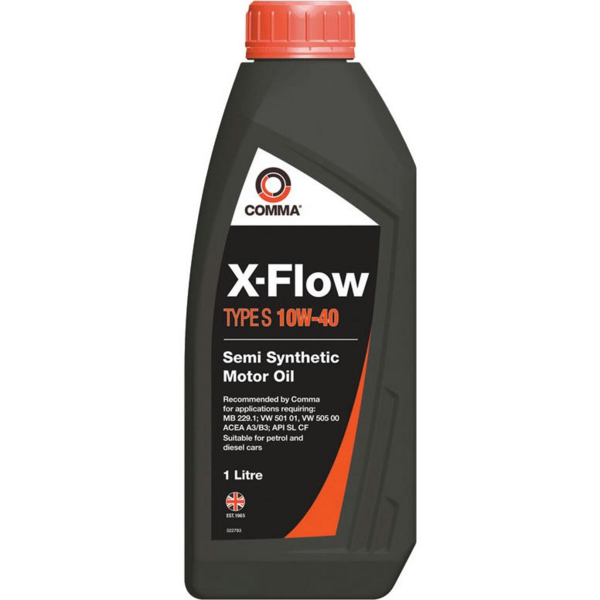 

Масло моторное Comma X-FLOW TYPE S 10W40 1л (XFS1L)