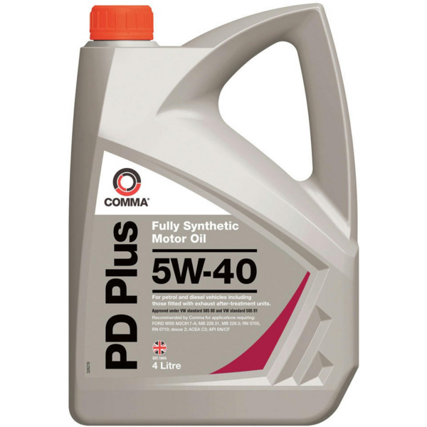 

Масло моторное Comma PD PLUS 5W-40 4л (DPD4L)