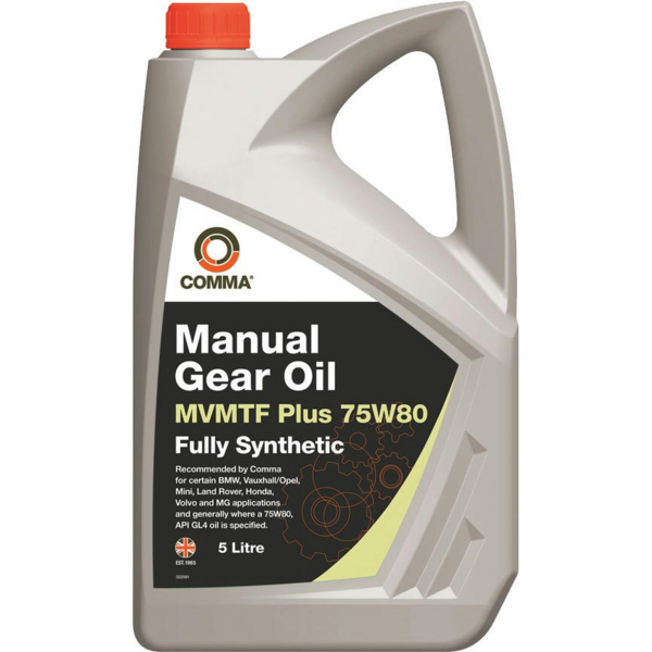 

Масло трансмиссионное Comma MVMTF 75W80 FS PLUS 5л (MVP75805L)