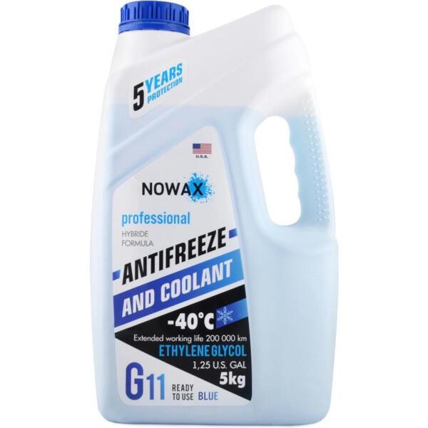 

Антифриз Nowax G11 Синий 5кг (NX05002)