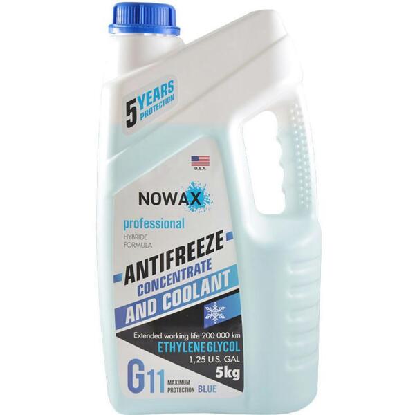 

Антифриз Nowax G11 концентрат Синий 5кг (NX05006)