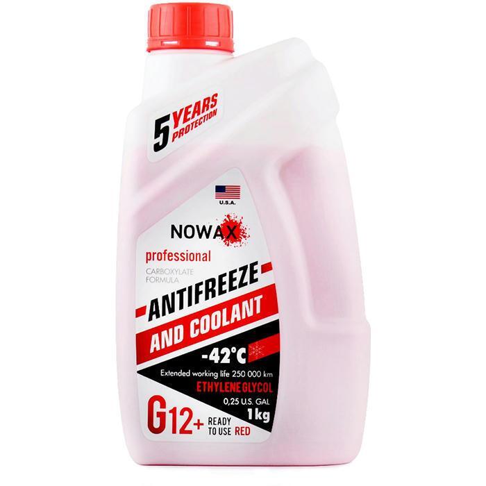 Антифриз Nowax G12 Червоний 1кг (NX01006)фото1