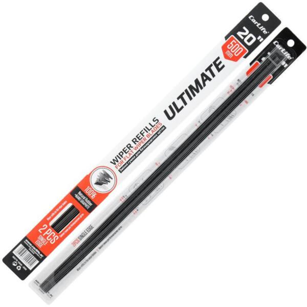 

Резинки щеток стеклоочистителя Carlife сменные Ultimate 20" 500мм 2шт (9414/U500)